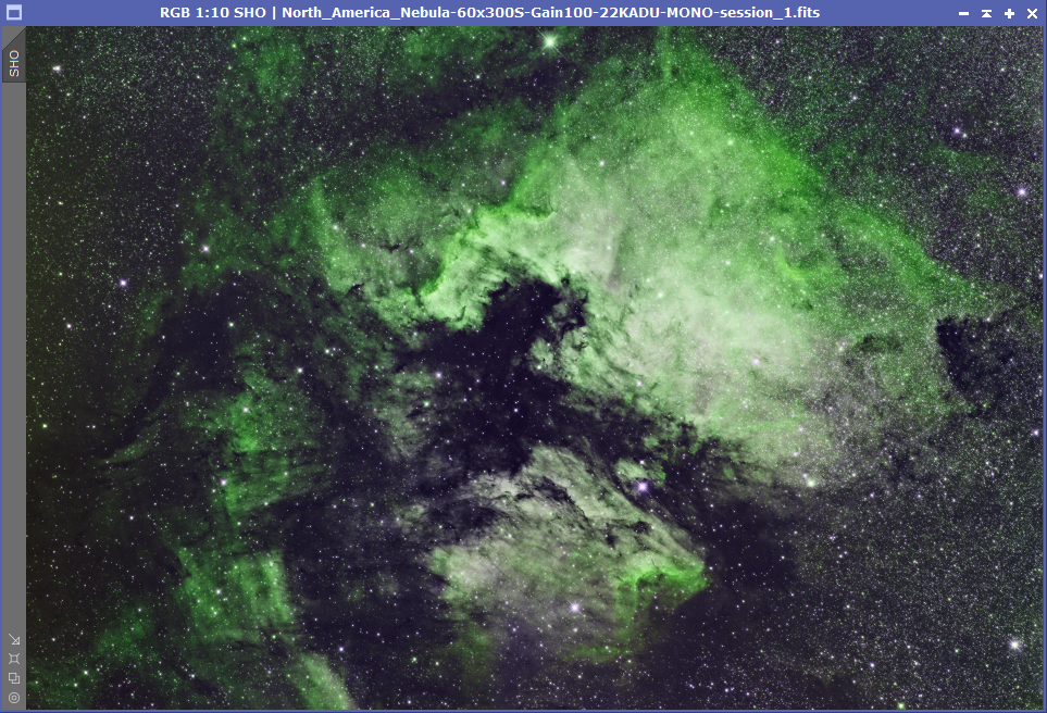 Creating A Hubble Palette Image From OSC Dual Band Data | Simon Todd ...